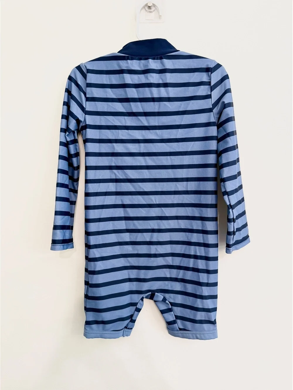 Simple Joys by Carter's Toddler Boys 3T Blue Striped Long Sleeve One-Piece Swims